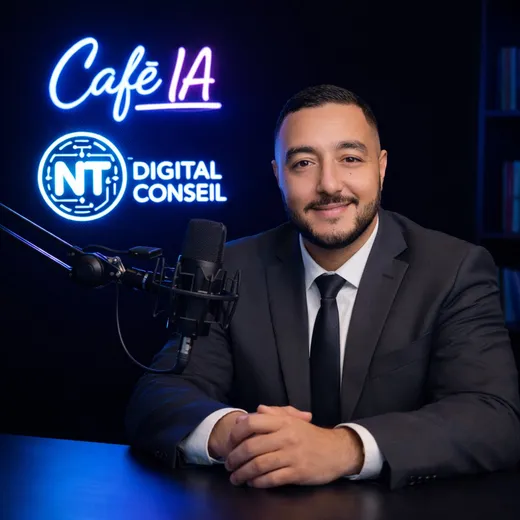 Café IA — plateau de l’émission YouTube